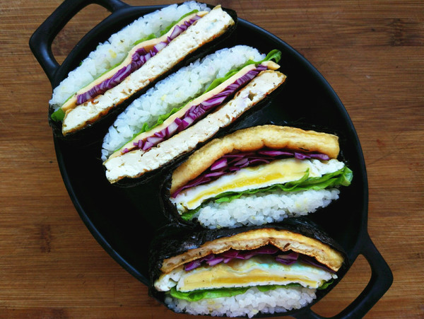 Tofu Rice Sandwich recipe