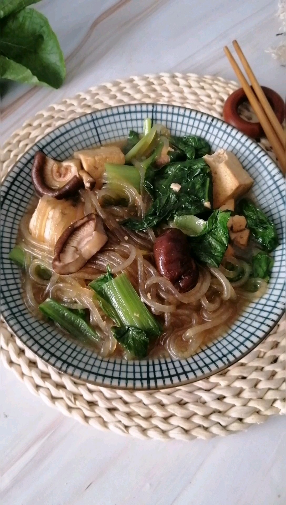 Braised Tofu with Chinese Cabbage Vermicelli recipe