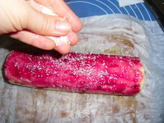 Blueberry Coconut Cake Roll recipe