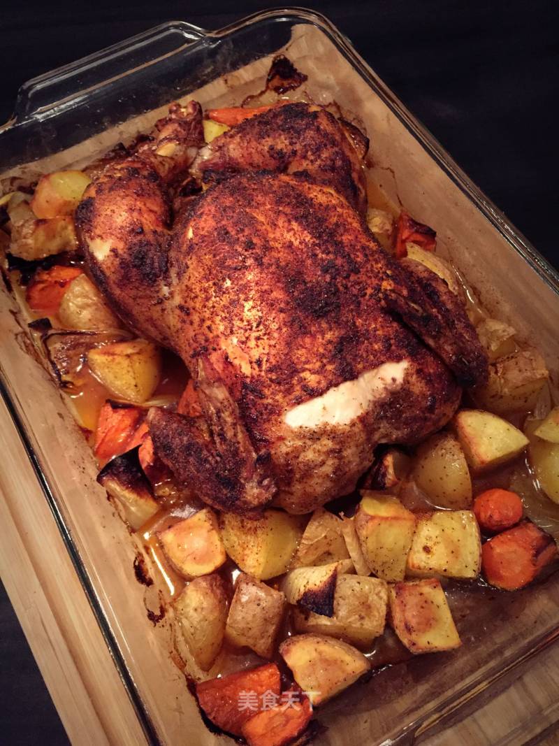 Spice Roasted Whole Chicken recipe