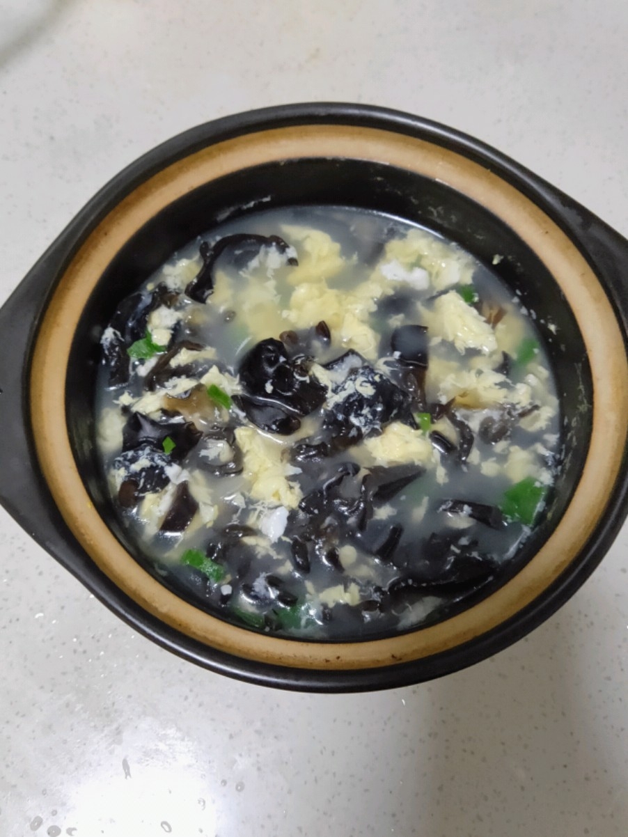 Fungus Egg Soup recipe