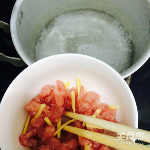 Congee with Preserved Egg and Lean Meat recipe