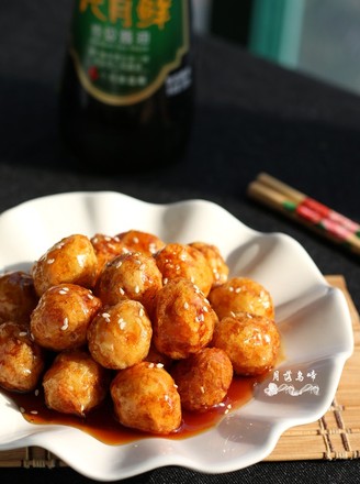 Sweet and Sour Golden Balls recipe