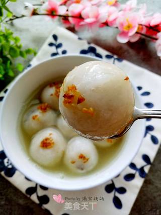 Osmanthus Sauce and Bean Paste Dumplings recipe