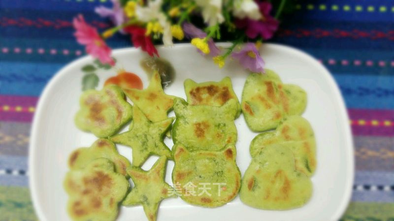 Spinach Butter Cookies recipe