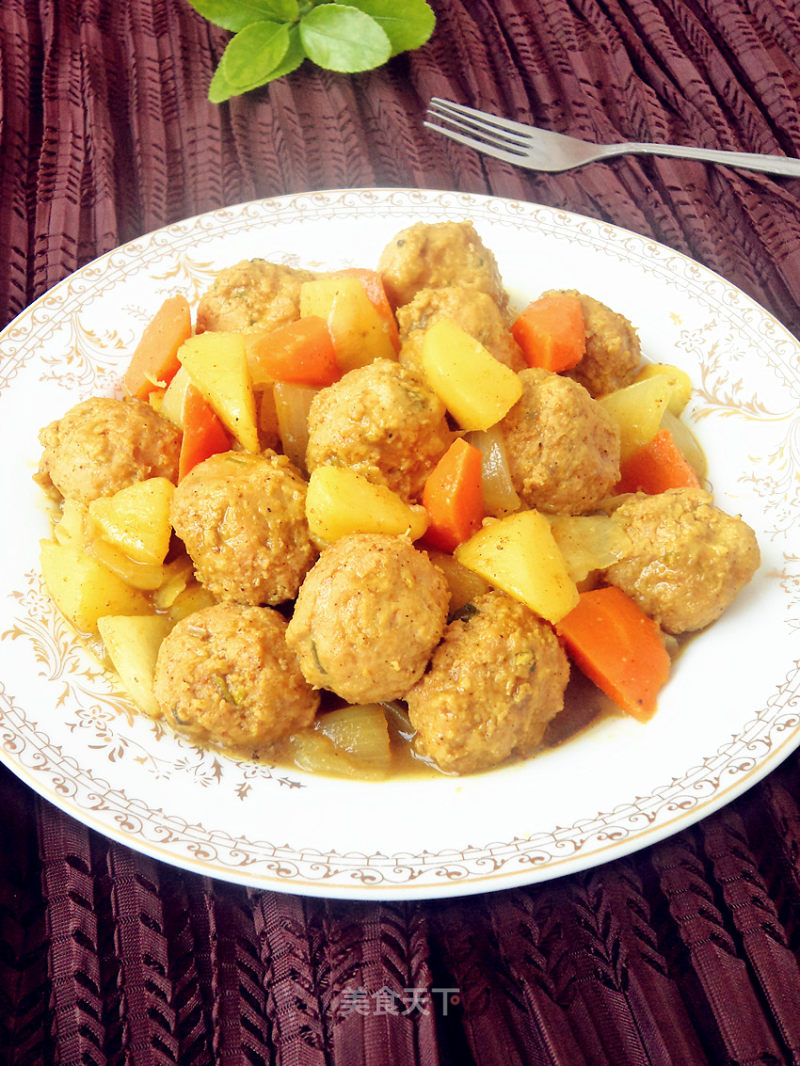 Curry Beef Balls recipe