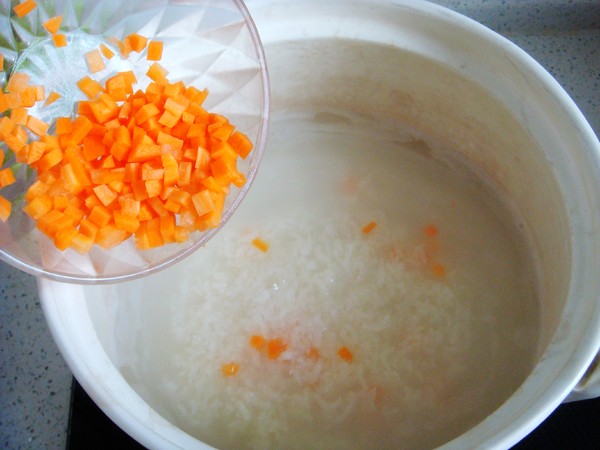 Vegetable Shrimp Congee recipe