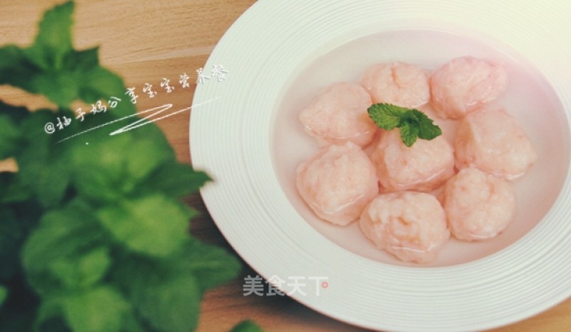 Baby Food Supplement-baby Version of Fresh Shrimp Balls recipe