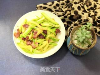 Zucchini Fried Bacon recipe