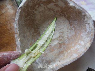 Meat Stuffed Okra recipe
