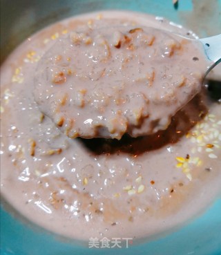 Kuaishou Breakfast の Chocolate Milk Oatmeal recipe