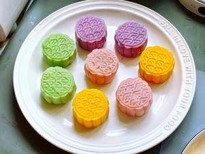 Non-steaming, Sweet and Glutinous Oreo Snowy Mooncakes, Delicious recipe