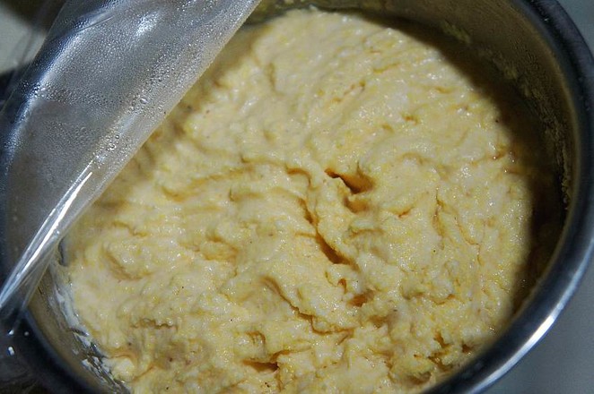 Cornmeal Pan-baked recipe