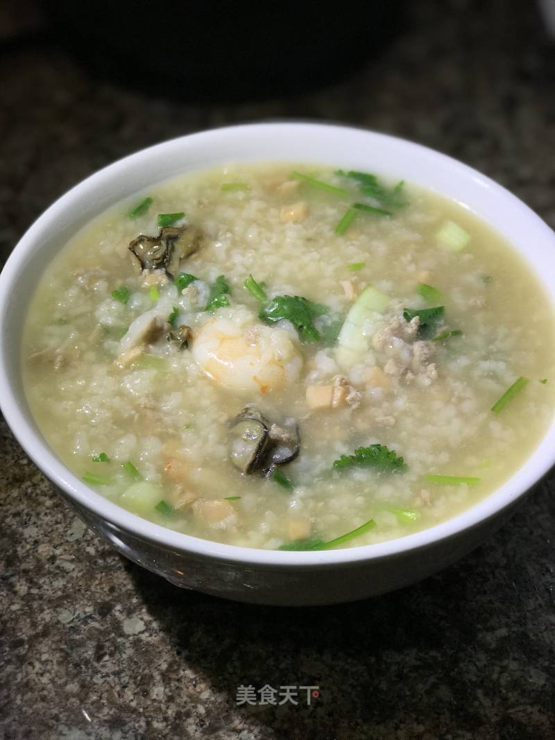 Squid Seafood Porridge recipe