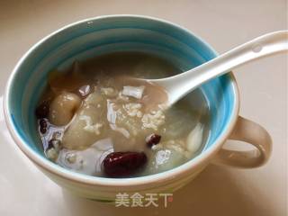 Autumn Nourishing Yin and Nourishing Lungs~~~ Ginseng Fruit Snow Pear Glutinous Rice Congee recipe