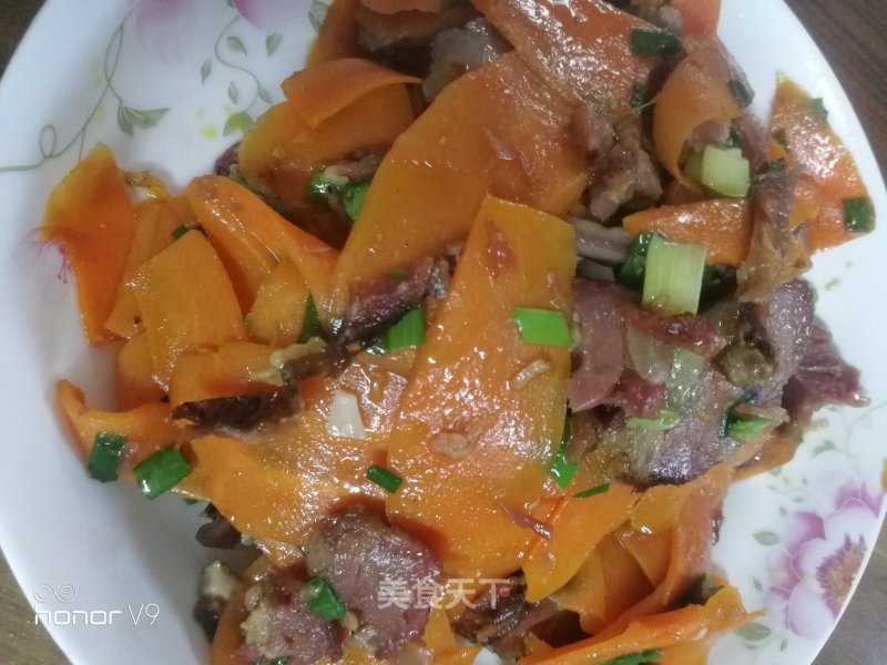 Sausage Fried Carrots recipe