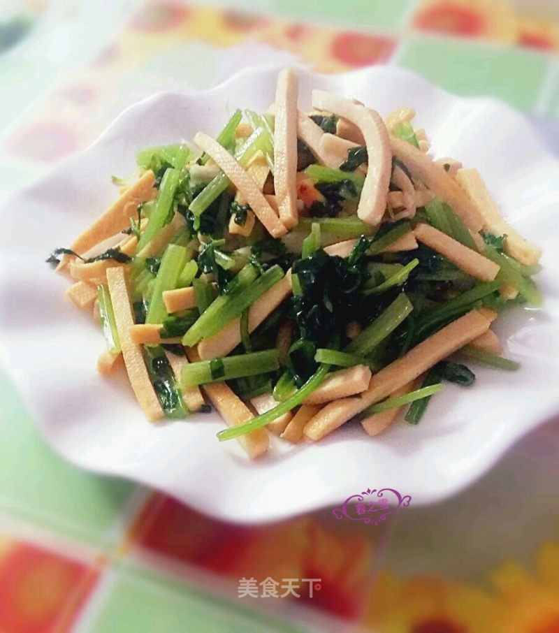 Celery Stir-fried Tofu recipe