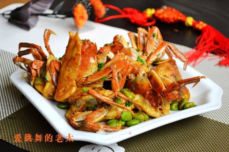 Edamame Noodle Drag Crab recipe