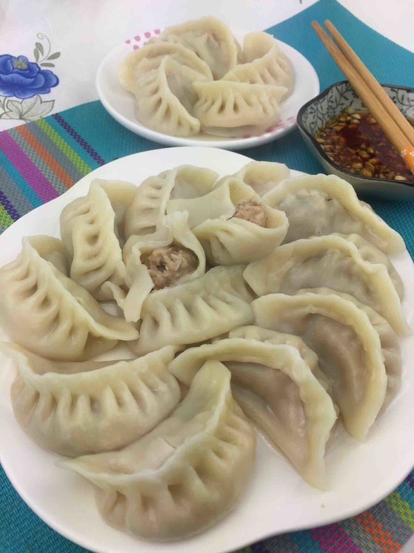 Enoki Mushroom and Pork Dumplings recipe