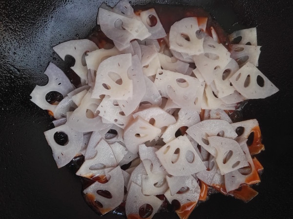 Sweet and Sour Lotus Root Slices recipe