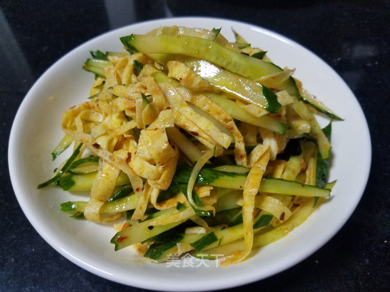 Cucumber with Egg Crust recipe