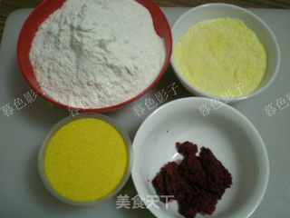 Natural Pigment Red Yeast Bean Noodle Hair Cake recipe