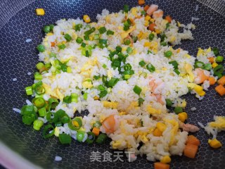 Fried Rice with Shrimp and Egg recipe