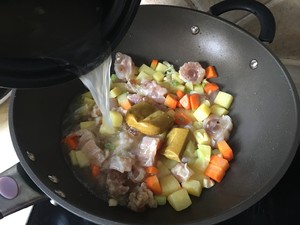 Curry Potato Beef Tendon recipe