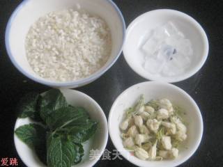 Jasmine Mint Glutinous Rice Porridge recipe