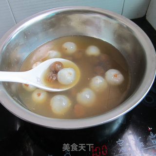 Longan and Lychee Boiled Tangyuan recipe