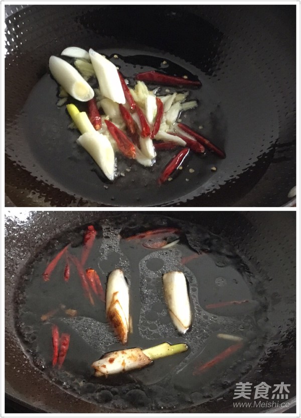 Grilled Herring with Bamboo Shoots recipe