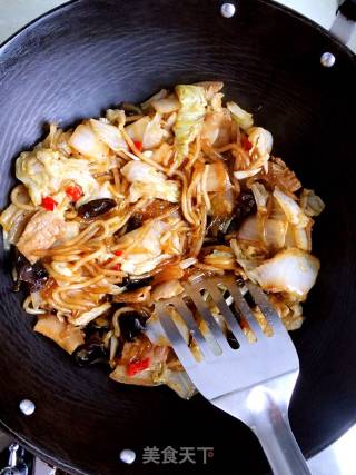 Stir-fried Pork with Chinese Cabbage Vermicelli recipe