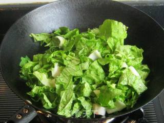 Green Vegetables and Shrimp Noodle Soup recipe