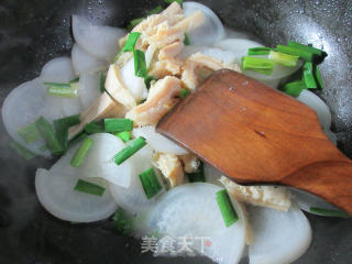 Stir-fried Radish with Tripe recipe