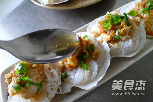 Steamed Scallops with Garlic Vermicelli recipe