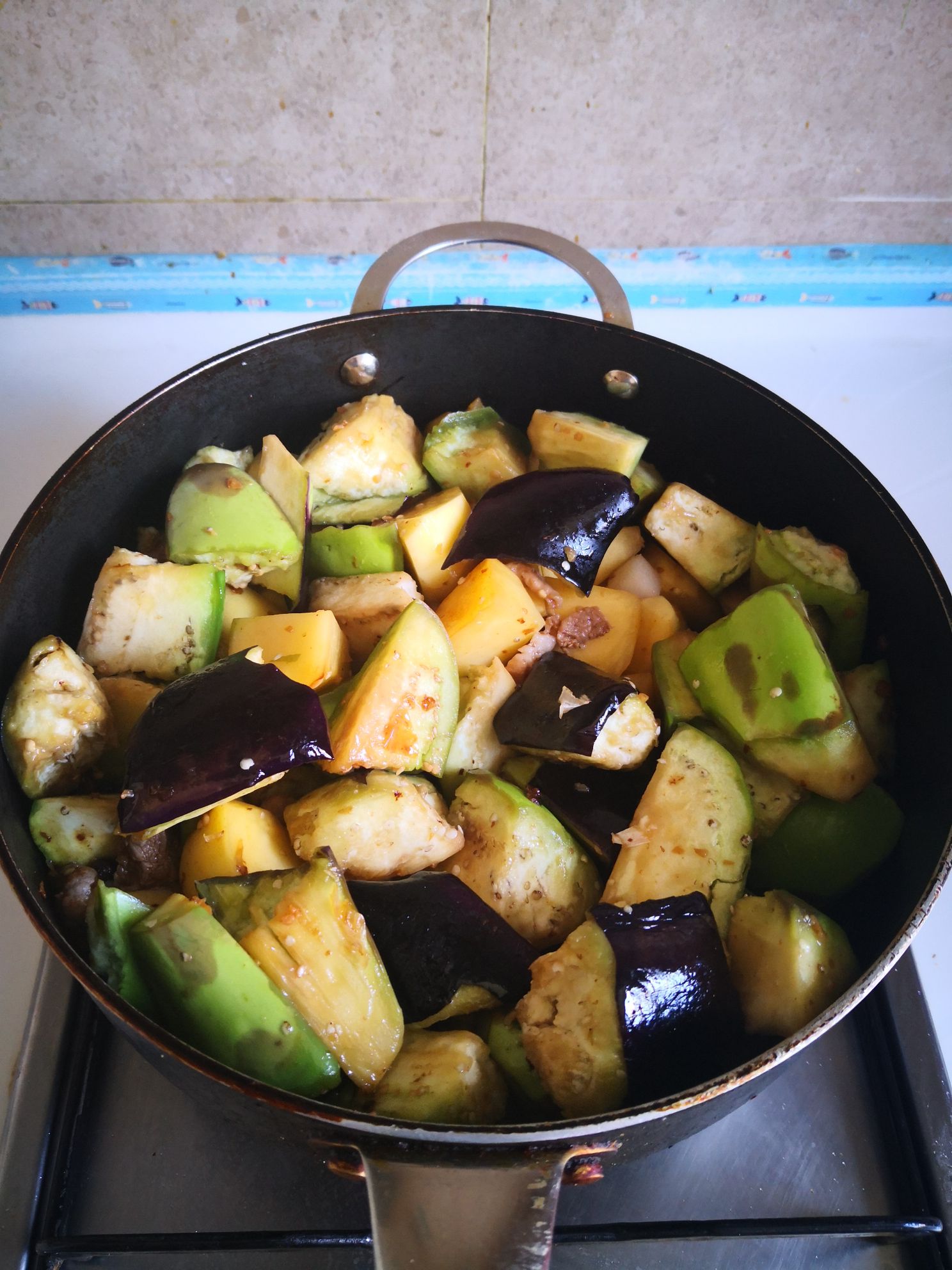Stewed Eggplant with Tempeh recipe