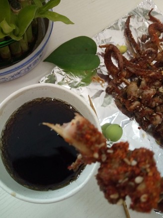 Microwave Grilled Squid recipe