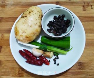 Potato Shreds with Tempeh recipe