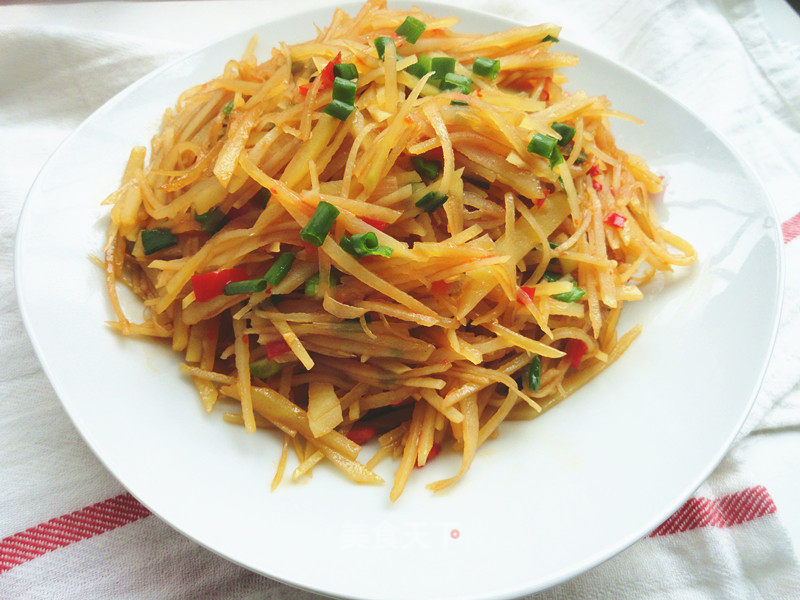 Super Meal-hot and Sour Potato Shreds recipe
