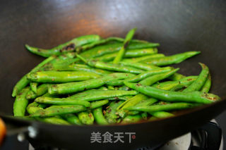 Stir-fried Pork with Watercress and Green Pepper recipe