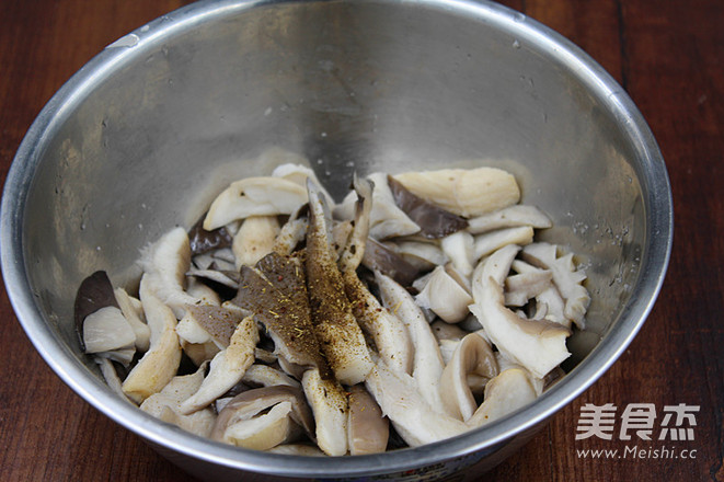 Dry Fried Mushrooms recipe