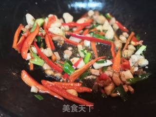Stir-fried Okra with Red Pepper recipe