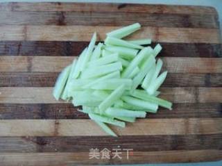 Cucumber with Shredded Pork recipe