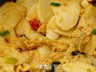 Bamboo Shoots with Salted Egg ☆ Fried Vegetables with Salted Egg 1 recipe