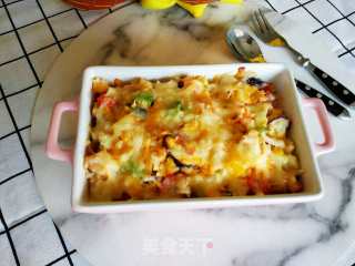 Seafood Baked Rice recipe