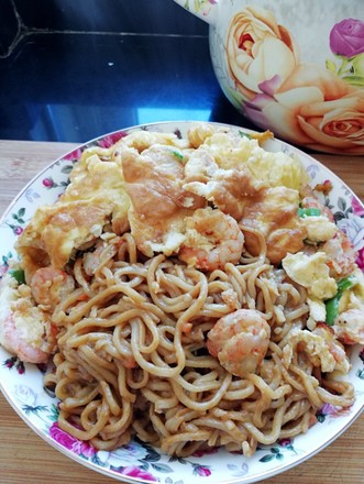 Shrimp Hot Dry Noodle recipe