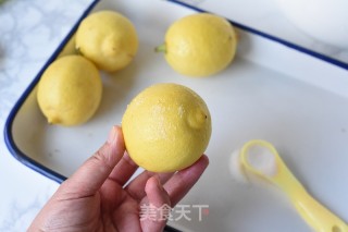 Stewed Tangerine Peel with Lemon recipe