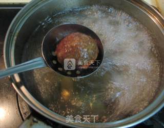 Braised Pork and Lotus Root Meatballs recipe