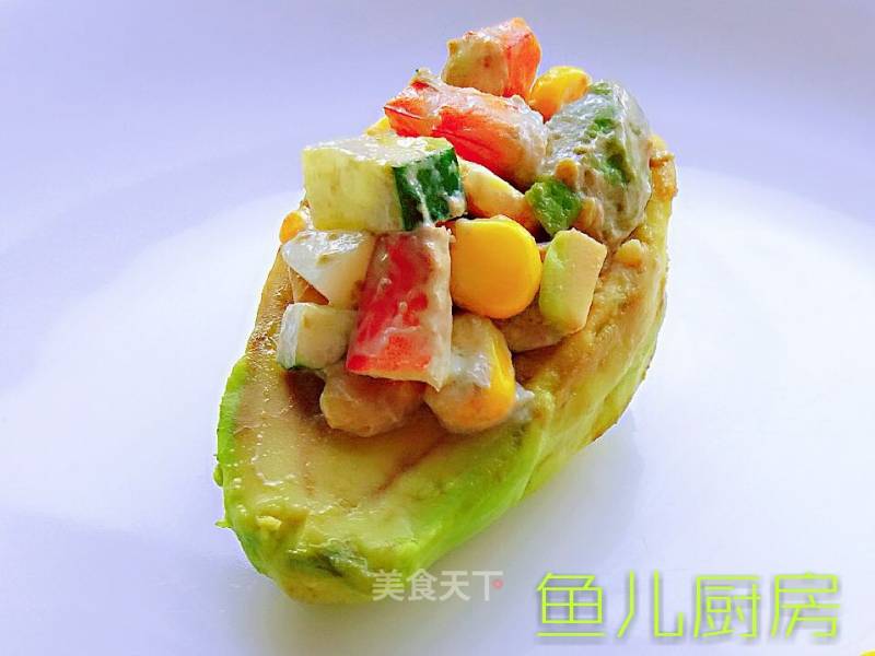 Sea Shrimp and Avocado Salad──private Dish of Fish Kitchen recipe