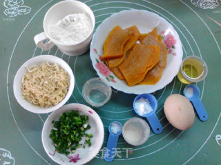 Scallion Instant Noodle Pumpkin Cake recipe